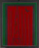 Tracce by Franco Angeli, 1986, enamel on canvas, offered Dec 2025