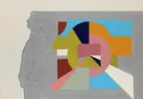 Renato Mambor, Trasformatore, Enamel on canvas