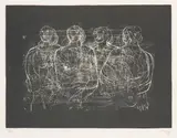 Four Grey Ladies by Henry Moore, 1973, Edition bottom left:, offered Dec 2025
