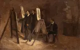 Michele Cammarano, The painters' studio