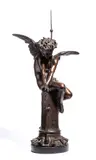 Giulio Monteverde, The genius of Franklin, 1873, Bronze