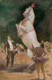 Amerigo Bartoli, Study for the painting "Circo equestre", 1934