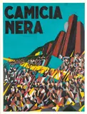 (guglielmo Sansoni) Tato, Camicia nera, 1920, On the back: a