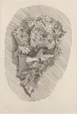 Giorgio Morandi, Fiori in un cornetto su fondo ovoidale