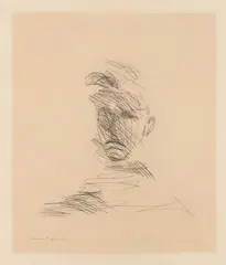 Rimbaud portrait by Alberto Giacometti, 1962, offered Dec 2025