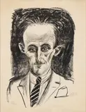 Portrait of Angermayer by Otto Dix, 1923, Edition bottom left:, offered Dec 2025