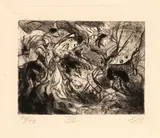 VIII etching (Zerschossene) from the series"Der Krieg" by Otto Dix, 1923, Edition bottom left, offered Dec 2025