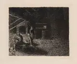 Ernst Barlach, "Der Seufzerstein" for the play "Der tote Tag"