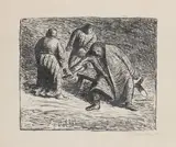 Ernst Barlach, "Mit fremder schuld beladen" for the play "Der tote tag"