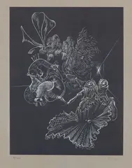 Hans Bellmer, La domande en mariage, 1972, Edition bottom left: