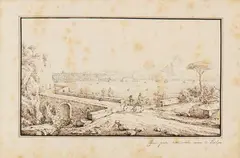 Chiaja porta sulla strada nuova di Posillipo by Antonio Senape, Pen, offered Nov 2025