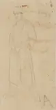 Study for a Male Figure by Nino Costa Nino Costa, Pencil on WOVE paper, offered Nov 2025