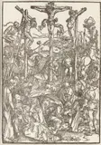 Albrecht Durer, Crucifixion with the Three Crosses (Small Crucifixion), Woodcut