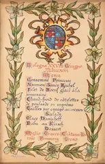 Menu by Alberto Pasquinelli, 1896, Black ink, offered Nov 2025