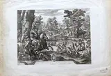 Antonio Tempesta, Wild boar hunting, Etching