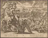 Antonio Tempesta, Alexandri Magni praecipuae res gestae, Lot of three etchings from the series “Alexandri Magni praecipuae res gestae”