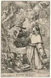 Giulio Carpioni, Saint Anthony of Padua, Etching