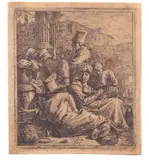 Thomas Wijck, The Seamstress, Etching