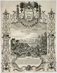 Johann August Corvinus, The Conquest of Tortona, after Paul Decker, Etching and engraving