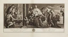 Philipp Andreas Kilian, The Madonna of the Cuccina Family, after Paolo Veronese, Burin and etching