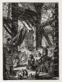 Carceri, plate VIII: A vast interior with trophies. by Giovanni Battista Piranesi, Etching, offered Nov 2025