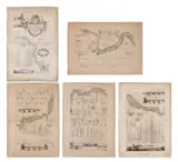 Andamento del corso del Tevere, e sue adiacenze by Giovanni Battista Piranesi, 1744, Complete work of six sheets, offered Nov 2025