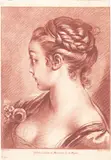Portrait of a girl in profile, after Boucher by Gilles Demarteau, Crayon-manner, offered Nov 2025