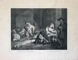 Pellegrino del Colle, Il grand'affetto che natura ispira..., Etching