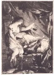 Giovanni David, Curious Psyche, Etching and aquatint