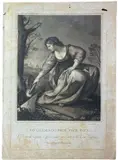 Francesco Rosaspina, I'm crying peace, peace, peace, from Guercino, Soft-ground etching