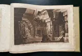 Francesco Inghirami, Collezione di otto disegni per decorazioni teatrali inventati dal sig. Luigi Tasca, 1820, Eight engravings + title page. Brown ink aquatint