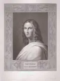 Jean-Nicolas Laugier, Federico, Duke of Urbino, after Raphael, Etching