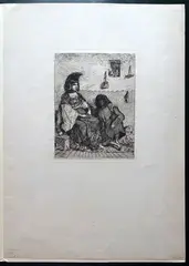 Eugène Delacroix, Juive d'Alger, Etching