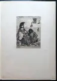 Eugène Delacroix, Juive d'Alger, Etching