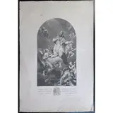 Agostino Lauro, Glory of St. Francis de Sales, Engraving