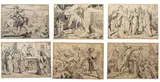 Alfred Rethel, Auch ein Todtentanz (This too is a dance of death), 1848, Complete series of six engravings after drawings by Alfred Rethel