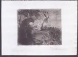 Domenico Morelli, Little Goat, Etching and aquatint