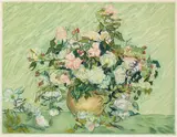 Jacques Villon, Les Roses, AFTER Vincent van Gogh, 1927, Etching and color aquatint
