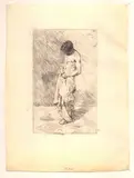 A pouilleux by Mariano Fortuny Marsal, Etching, offered Nov 2025