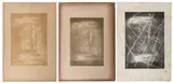 Charles Philippe Blache, Crépuscule (Twilight), Lot of three prints: proof (épreuve d’essai)