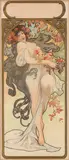 Alphonse Mucha, Autumn, from Four Seasons, Lithograph
