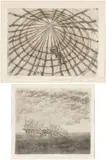 Carlo Alberto Petrucci, Spring Landscapes | The Spider, Lot of two engravings: Spring landscapes Etching