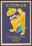 Fortunato Depero, Citrus. Rivista della Camera Agrumaria Messina, Lithograph