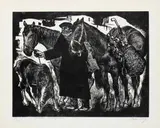 Stanislao Dessy, Mountain salesman, Woodcut