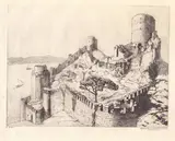 Fabio Mauroner, Giglio Island, Tuscany, Etching