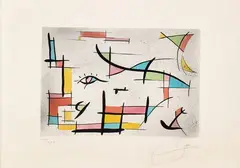 Composition by Joan Miró, Lithograph, offered Nov 2025