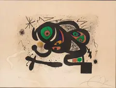 Composition by Joan Miró, Lithograph, offered Nov 2025