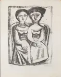 Massimo Campigli, To Judith, 1952, Lithograph