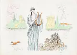 Erato (Deesee de la Poesie Lyrique) by Salvador Dalí Figueres, 1904 - 1989 Salvador Dalí, Lithograph, offered Nov 2025