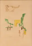Kees van Dongen, Arc de Triomphe, 1949, Color lithograph